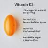Sports Research® Vitamin K2 as MK-7 100mcg with Coconut MCT Oil – 60 Veggie Softgels (2 Month Supply) Vegan Certified, Non-GMO Verified, Gluten & Soy Free(120 Count (Pack of 1))