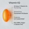 Sports Research® Vitamin K2 as MK-7 100mcg with Coconut MCT Oil – 60 Veggie Softgels (2 Month Supply) Vegan Certified, Non-GMO Verified, Gluten & Soy Free(90 Count (Pack of 1))