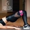 Sweet Sweat Hip Bands with 3 Levels of Resistance | Non-Slip Fabric Booty Bands for Squats & Lunges | Includes Free Mesh Carrying Bag(Pink Hip Bands)