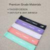 Sweet Sweat Mini Loop Resistance Bands – Set of 5 | Exercise Hip Booty Bands for Squats, Lunges, Physical Therapy, Yoga, Pilates, Rehab & Home or Gym Workouts(Multicolor)