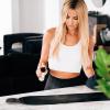 Sweet Sweat Waist Trimmer Cleaning Spray | Freshen & Clean Neoprene Trimmers, Yoga Mat, Gym Equipment & More! | Made with Lemongrass & Sage Oil