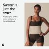 Sweet Sweat Waist Trimmer Toned Series – Premium Sweat Enhancing Fitness Belt for Women & Men – 5 Adjustable Sizes(Quartz)