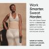 Sweet Sweat Waist Trimmer Toned Series – Premium Sweat Enhancing Fitness Belt for Women & Men – 5 Adjustable Sizes(Stone)
