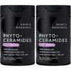 Phytoceramides 350mg per softgel – Plant Derived Ceramides for Healthy Skin and Hydration – Non GMO with No Fillers or Synthetic Vitamins – 30 Liquid softgels(60 Count (Pack of 2))