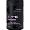 Sports Research® Biotin 10,000mcg with Organic Coconut Oil – Biotin (Vitamin B7) for Healthy Skin and Hair Support* – for Women and Men – Vegan, Non-GMO, Gluten & Soy-Free – 120 Veggie Softgels(5 000mcg)