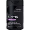 Sports Research® Biotin 10,000mcg with Organic Coconut Oil – Biotin (Vitamin B7) for Healthy Skin and Hair Support* – for Women and Men – Vegan, Non-GMO, Gluten & Soy-Free – 30 Veggie Softgels(10 000mcg)