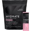 Sports Research Hydrate Electrolytes Powder Packets – Sugar-Free & Naturally Flavored with Vitamins, Minerals, and Coconut Water – Supports Hydration – 16 Packets – Passion Fruit(Raspberry Lemonade)