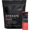 Sports Research Hydrate Electrolytes Powder Packets – Sugar-Free & Naturally Flavored with Vitamins, Minerals, and Coconut Water – Supports Hydration – 16 Packets – Passion Fruit(Cherry Pomegranate)