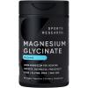 Sports Research® Magnesium Glycinate – Suports Restful Sleep & Enzymatic Processes – 160 mg Chelated Magnesium – Liquid Softgel – 120 Count(90 Count (Pack of 1))