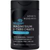 Sports Research® Magnesium L-Threonate Capsules 2000mg – High-Absorption Magtein® for Enhanced Brain Health, Memory, Focus & Restful Sleep Support – Vegan · Non-GMO · Gluten Free – 90 Count(180 Count (Pack of 1))