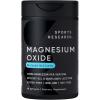 Sports Research® Magnesium Oxide 420mg with Coconut MCT Oil – Magnesium Supplement for Muscle, Nerve, and Bone Support* – Gluten-Free, Non-GMO – 90 Softgels