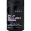 Sports Research® Multi Collagen Pills for Women & Men – Collagen Peptides (Type I, II, III, V, X) Enhanced with Hyaluronic Acid & Vitamin C – Gluten Free ­· Non-GMO – 90 Capsules(Collagen with Biotin)