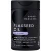 Sports Research Organic Flaxseed Oil Softgels 1242mg – Plant Based Omega 3 Supplement with 720mg ALA for Women & Men – Non-GMO, Soy & Gluten Free (200 Count)(200 Count (Pack of 1))
