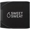 Sports Research Sweet Sweat Waist Trimmer (Core Series) – Premium Sweat Enhancing Fitness Band for Women & Men(Black)