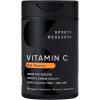 Sports Research­® Vitamin C Gummies | 500 mg Vitamin C | Sugar Free, Gelatin Free, Vegan Certified & Non-GMO Tested | Immune & Antioxidant Support 60 Gummies(Non-GMO Capsules)