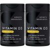 Sports Research® Vitamin D3 1000 IU with Coconut MCT Oil – High Potency Vitamin D Supplement for Immune & Bone Support – Gluten Free · Non-GMO · Soy Free – 360 Count Softgels(30 Count (Pack of 2))