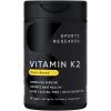 Sports Research® Vitamin K2 as MK-7 100mcg with Coconut MCT Oil – 60 Veggie Softgels (2 Month Supply) Vegan Certified, Non-GMO Verified, Gluten & Soy Free(60 Count (Pack of 1))