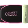 Sports Research Waist Trimmer Pack – Sweet Sweat Waist Trimmer (Black/Pink, Medium) & Workout Enhancer Roll-On Gel (Citrus Mint)