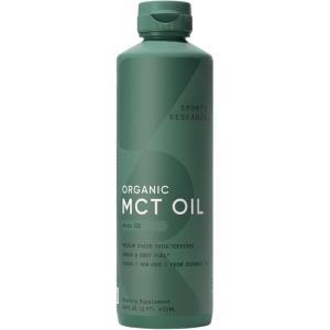 Sports Research Organic MCT Oil – Keto & Vegan MCTs C8, C10 from Coconuts – Fatty Acid Brain & Body Fuel, Non-GMO & Gluten Free – Flavorless Oil, Perfect in Coffee, Tea & Protein Shakes – 32 oz(16.00 Fl Oz (Pack of 1))