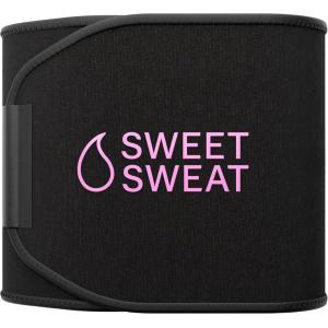 Sports Research Sweet Sweat Waist Trimmer (Core Series) – Premium Sweat Enhancing Fitness Band for Women & Men(Pink)
