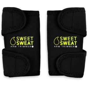 Sweet Sweat Arm Trimmers – Premium Sweat-Enhancing Fitness Arm Wrap – Neoprene · Adjustable Sizing · for Women & Men(Yellow)