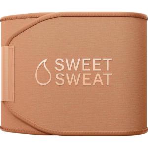 Sweet Sweat Waist Trimmer Toned Series – Premium Sweat Enhancing Fitness Belt for Women & Men – 5 Adjustable Sizes(Sand)