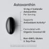 Sports Research® Triple Strength Astaxanthin 12mg w/Organic Coconut Oil – Antioxidant Supplement for Skin & Eye Health Support* – Soy Free · Non-GMO · Gluten Free – 60 Softgels