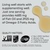 Sports Research® Omega-3 Fish Oil, 8oz Glass Bottle – 4685mg of Wild Caught Alaska Pollock Fish Oil per Serving – Easy-to-Take Liquid · Lemon Flavor · Non-GMO · MSC Certified Sustainable – 48 Servings