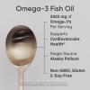 Sports Research® Omega-3 Fish Oil, 8oz Glass Bottle – 4685mg of Wild Caught Alaska Pollock Fish Oil per Serving – Easy-to-Take Liquid · Lemon Flavor · Non-GMO · MSC Certified Sustainable – 48 Servings
