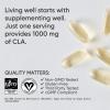 Sports Research Vegan CLA – 1250mg with Active Conjugated Linoleic Acid for Men & Women | Non-GMO, Soy & Gluten Free – 80% (90 Softgels)