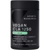 Sports Research Vegan CLA – 1250mg with Active Conjugated Linoleic Acid for Men & Women | Non-GMO, Soy & Gluten Free – 80% (90 Softgels)
