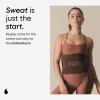Sports Research Waist Trimmer Pack – Sweet Sweat Toned Waist Trimmer (Terra/Small) & Tropical Workout Enhancer Roll-On Gel