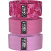 Sports Research Waist Trimmer Pack – Sweet Sweat Waist Trimmer (Black/Pink, Medium) & Set of 3 Hip Resistance Bands(Pink)