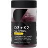 Sports Research® Vegan Vitamin D3 + K2 Sugar-Free Gummies – 125mcg (5000iu) Vitamin D w/ 100mcg Mk7 Vitamin K – Supports Bone & Immune Health* – Vegan Certified · Non-GMO · Soy Free – 60 Count