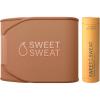 Sports Research Waist Trimmer Pack – Sweet Sweat Toned Waist Trimmer (Sand/Medium) & Tropical Workout Enhancer Roll-On Gel