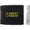 Sports Research Waist Trimmer Pack – Sweet Sweat Waist Trimmer (Black/Yellow, Small) & Workout Enhancer Roll-On Gel (Coconut Scent)