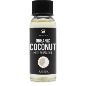 Sports Research Organic Fractionated Coconut Oil – 100% Pure Multi-Purpose Oil for Hair and DIY Products – Non-GMO Verified (1 Ounce)