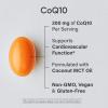 Sports Research CoQ10 200mg Capsules – Premium Coenzyme 10 Supplement with Coconut MCT Oil – Vegan Certified, Non-GMO Verified & Gluten Free – 90 Veggie Softgels(90 Count (Pack of 1))